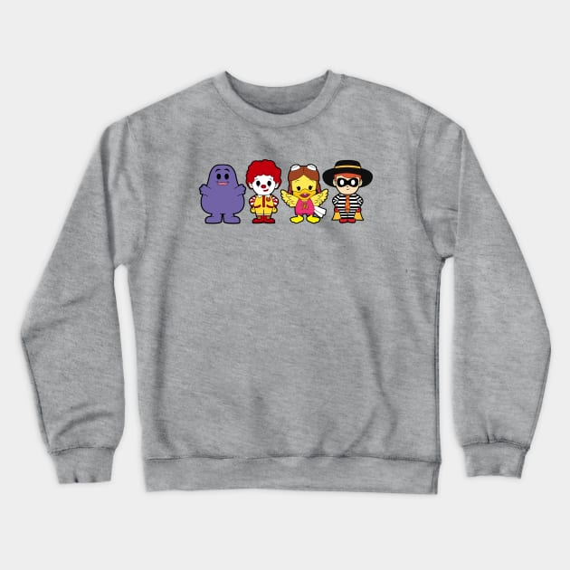 McDonald's Mascot Crewneck Sweatshirt by liora natalia